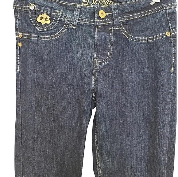 Dereon by Beyonce's Skinny Stretchy Low Rise Denim Blue Jeans in Size 2 - Picture 5 of 16